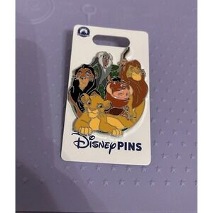 Disney Parks Lion King Character Cluster Simba Mufasa Scar Rafiki Pin 2025